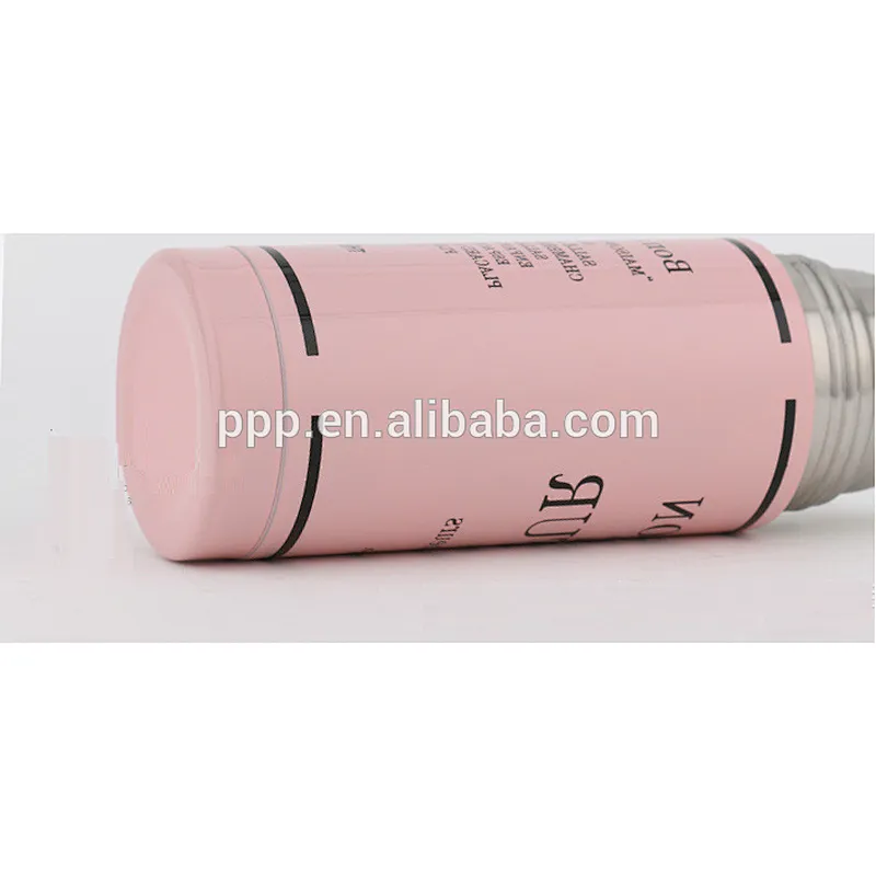 Double wall stainless steel insulated water bottle with handle lid bullet