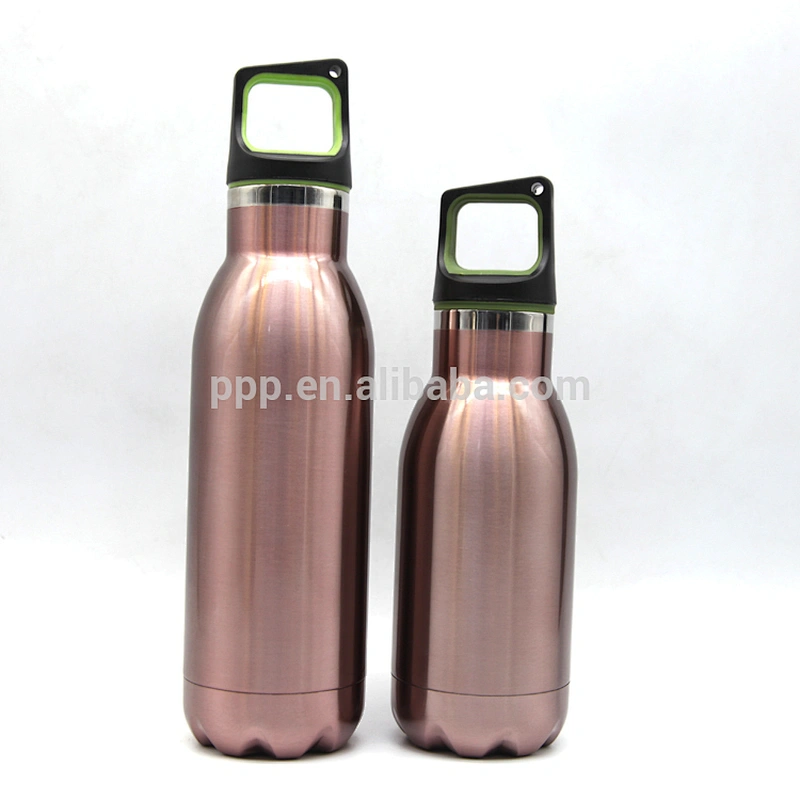 double wall stainless steel portable sports water bottle color customized