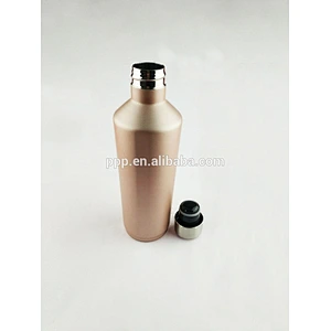 Double wall stainless steel insulated cola shape sports water bottle