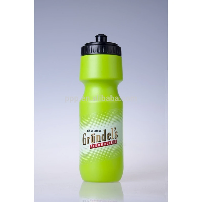 750ml BPA free plastic sports bottle health care water bottle bicycle hiking bottle HDPE PE material