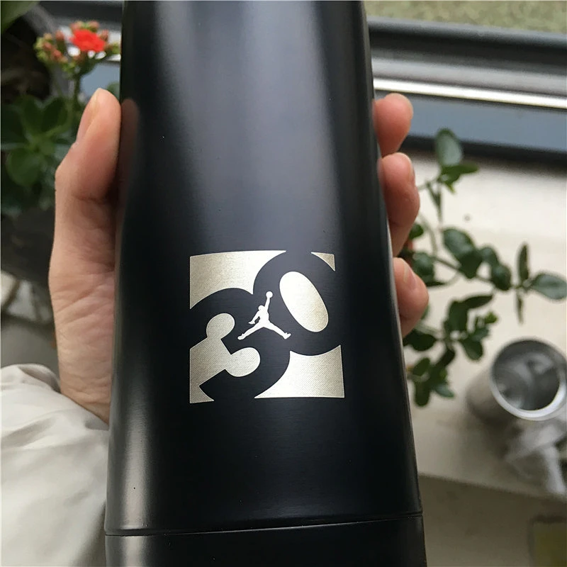 Wholesale single wall 750ml 304 stainless steel cola shaped sports water bottle