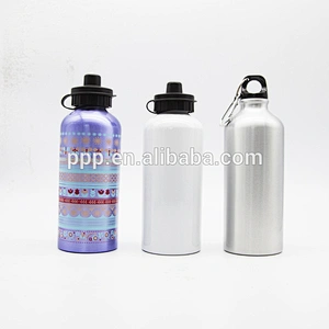 Single Wall Aluminum Flask OEM Multi-capacity 350/450ml Small Mouth Metal Sports Water Bottle Wilth Different Lids Cheap Price
