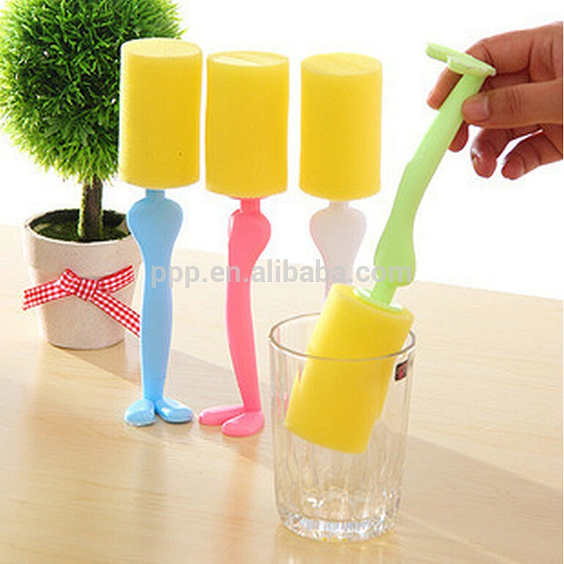 Wholesale eco-friendly material water bottle brush set/ efficient easy cleaning bottle brush/creative design,easy to stand