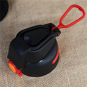 High high borosilicate glass sports water glass bottle flip lid glass water bottle with carry sleeve bag tea cup bag