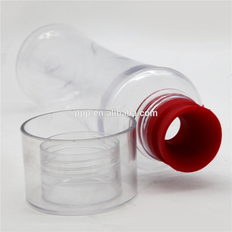Single wall clear plastic hot selling sports water bottle with silicone lid