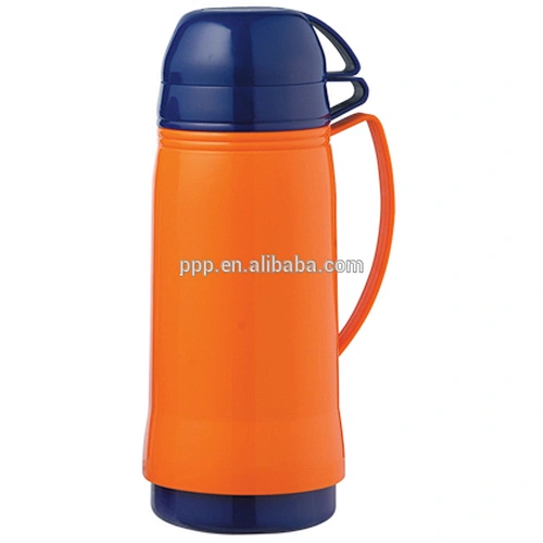 1.0L Plastic body vacuum jug with glass liner