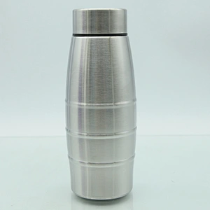 wholesale India hot sell  cheap price single wall 304 stainless steel large capacity outdoor sports water bottle