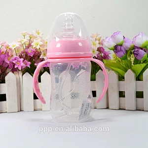 210ml ecofriendly BPA free heat resistant baby feeding bottle food grade reusable material