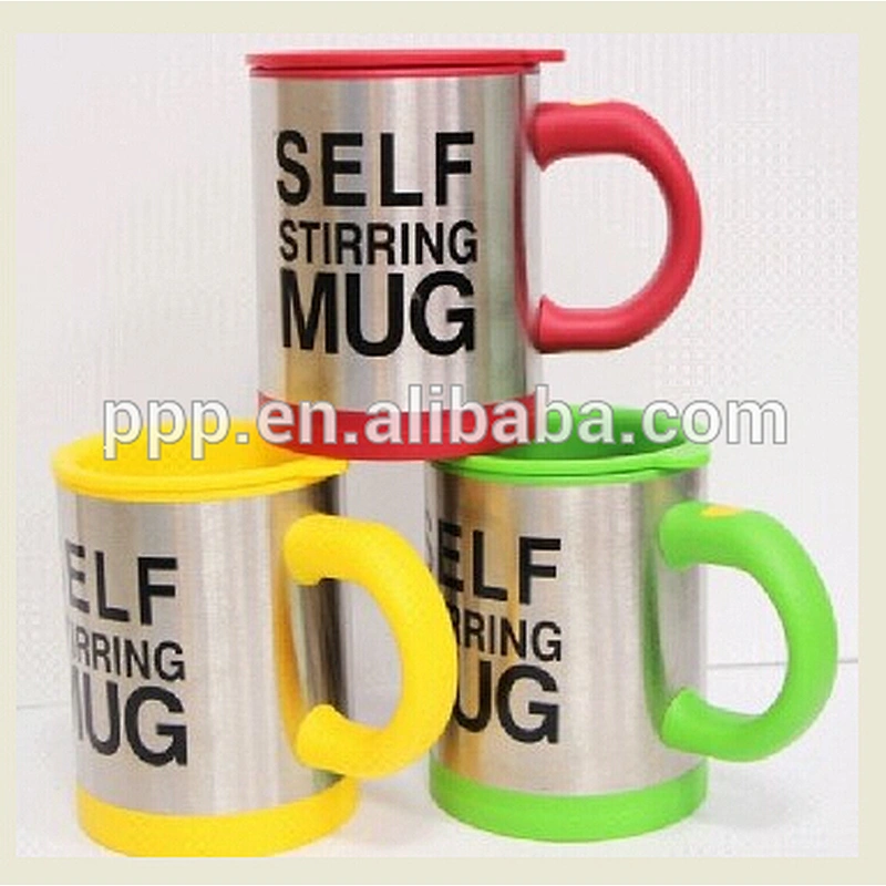 Factory Price Personalized 400ml Thermal Coffee Self Stirring Mug