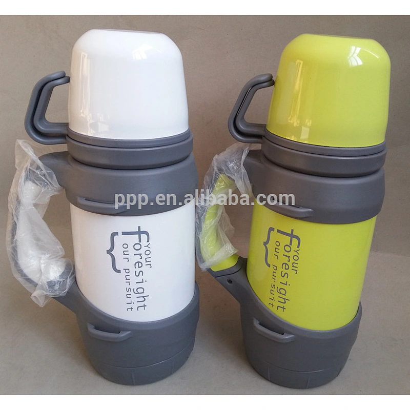750ml 100% leak-proof outdoor activity hiking use stainless steel thermos insulated travel bottle portable with double lids