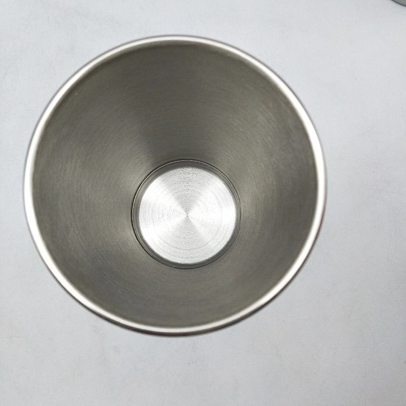 2017 new design 18/8 single wall stainless steel beer cup with beer opener