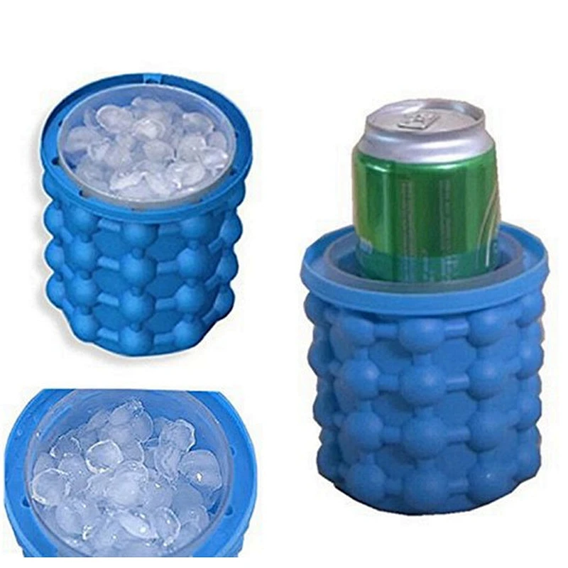 PPP 2018 hot sell 180ml TV product genie silicone saving ice cube maker