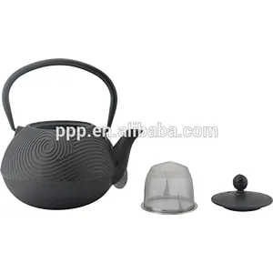 26oz 0.7L cyclone shaped Cast Iron Tea Kettles