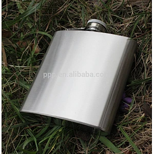 6oz mini flask leak-proof eco-friendly FDA LFGB stainless steel hip flask lead Pb free