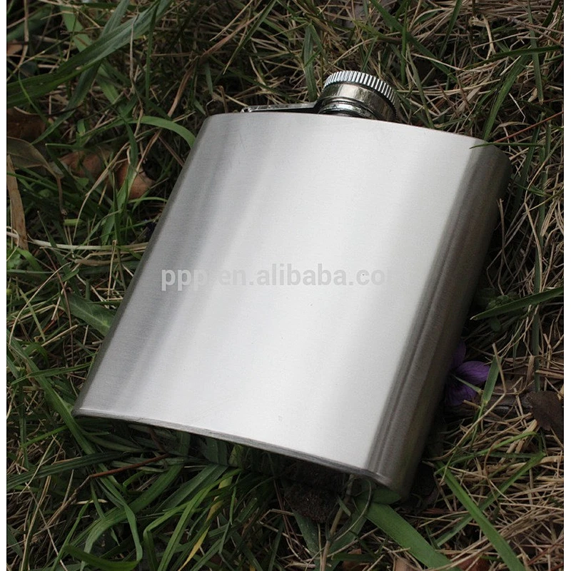 6oz mini flask leak-proof eco-friendly FDA LFGB stainless steel hip flask lead Pb free