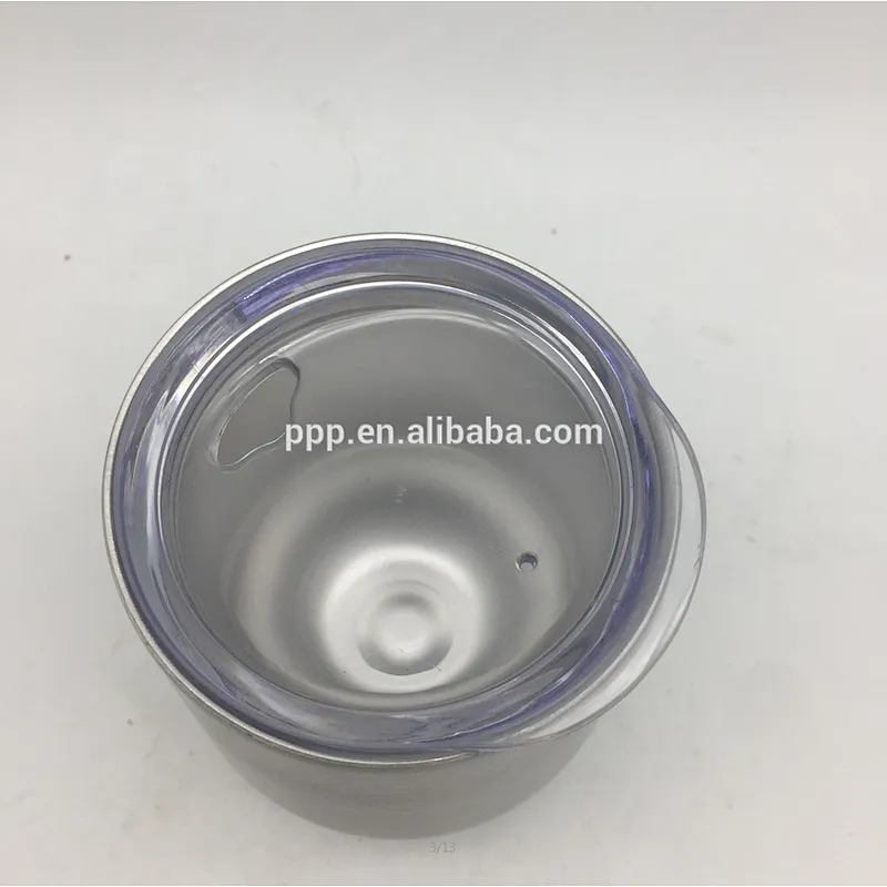 9oz new style double wall stainless steel metal clarity drop tumbler egg shaped cup with lid