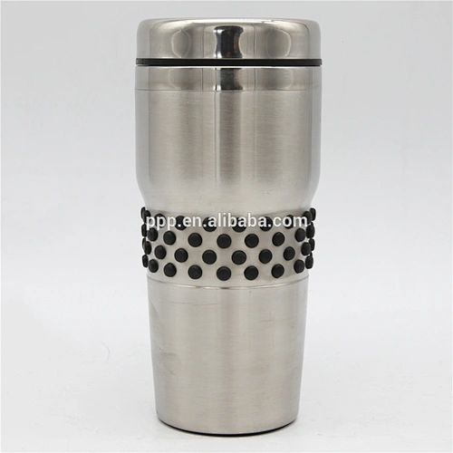 16 ounce double wall bpa free personalized insulated stainless steel office mug, auto mug