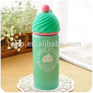 300ml hot sale factory direct wholesale double wall high quality stainless steel cute design insulated tumbler with silkprinting