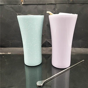 Newly design stirring coffee mug double wall stainless steel vacuum insulated milk tea tumbler