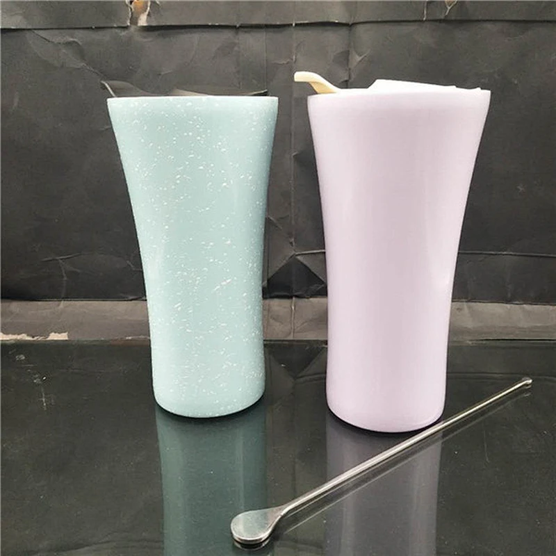 Newly design stirring coffee mug double wall stainless steel vacuum insulated milk tea tumbler