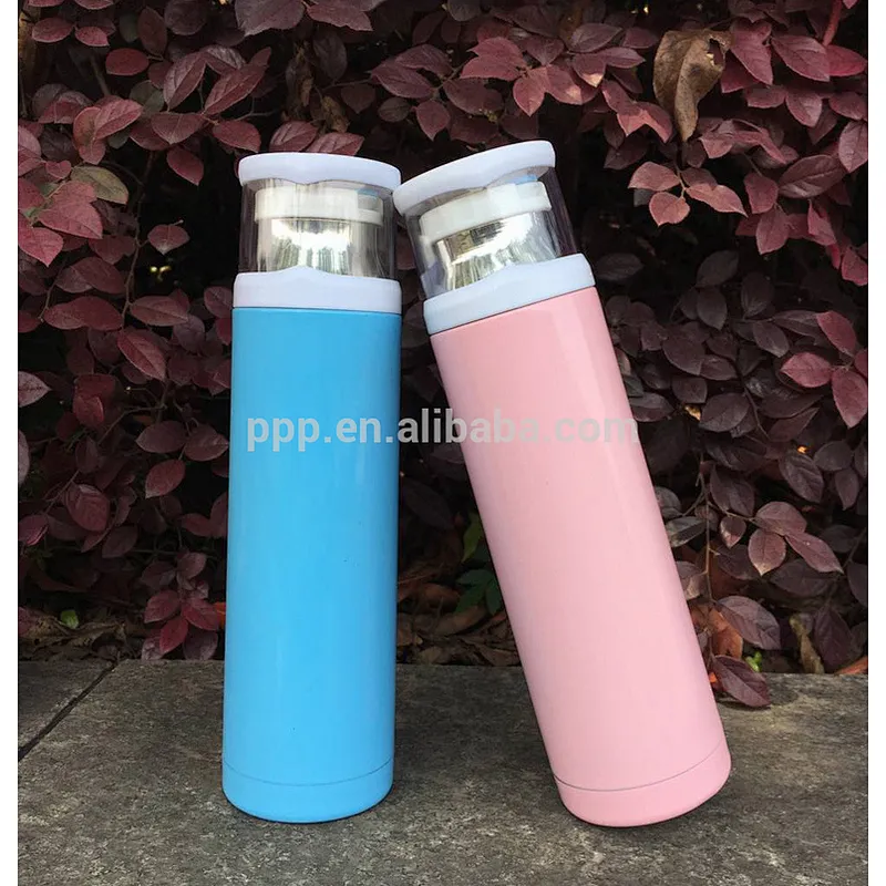 500ml\750ml\1000ml double wall stainless steel vacuum flask with handle in plastic cover