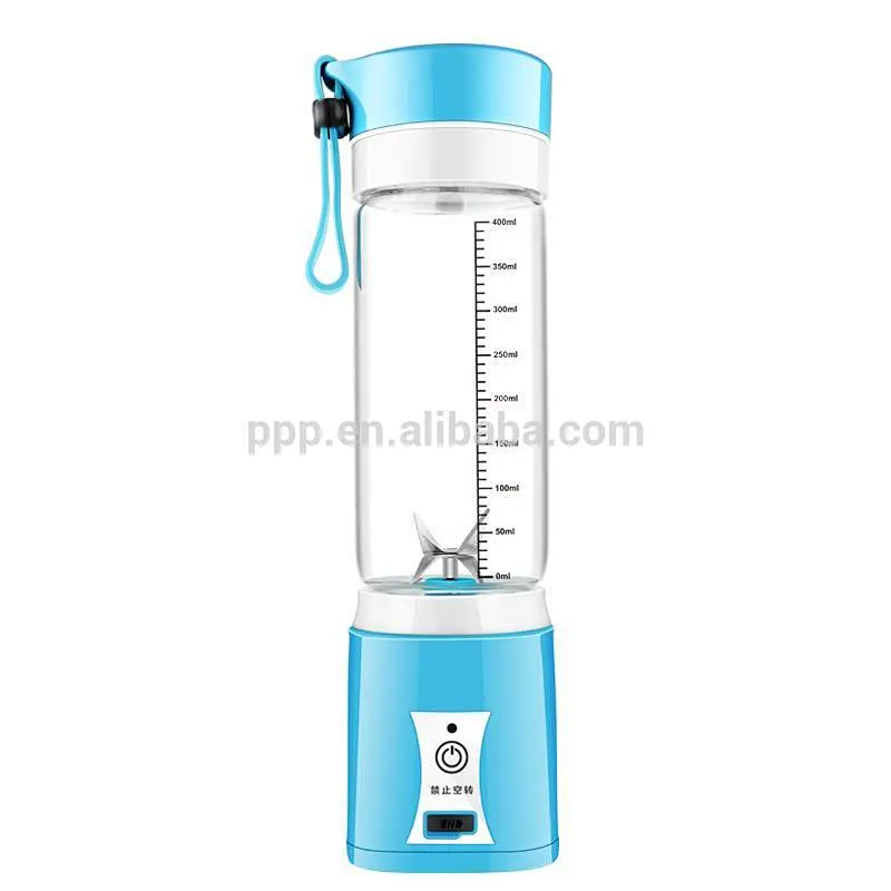 400ml single wall glass Blenders popular Portable Rechargeable battery juicer Usb Cold press with best quality blender