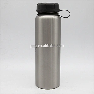 High quality single wall stainless steel sports water bottle with handle