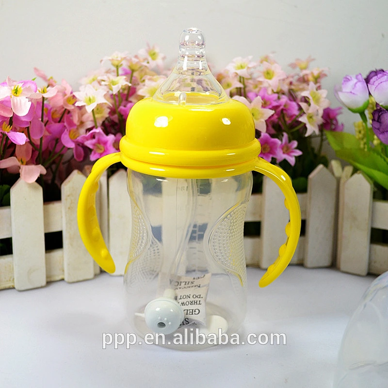 210ml ecofriendly BPA free heat resistant baby feeding bottle food grade reusable material