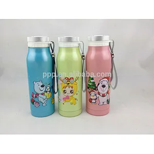 Shinny lid stainless steel vacuum flask/ insulated water bottle with tea infuser/new arrival vacuum cup