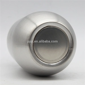 hot sale double wall high-quality stainless steel logo customized beer mug without handle/egg shape