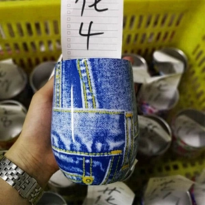 12oz lillyInspired double wall stainless steel vacuum insulated monogram stemless wine tumbler
