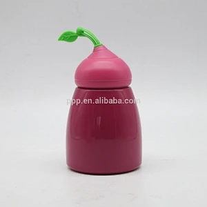 260ml double wall high quality stainless steel mini vacuum flask with silicone handle