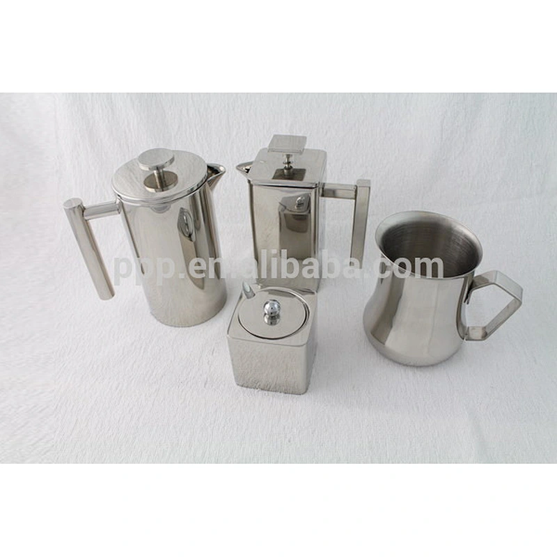 double wall stainless steel logo customized french press coffee maker with plunger