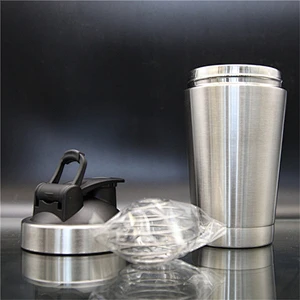 500/700ml protein shaker double wall 304 stainless steel vacuum extra thickness high quality wholesale