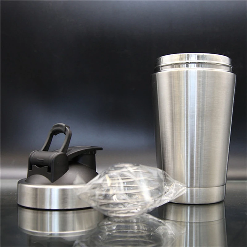 500/700ml protein shaker double wall 304 stainless steel vacuum extra thickness high quality wholesale