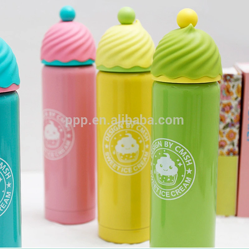300ml hot sale factory direct wholesale double wall high quality stainless steel cute design insulated tumbler with silkprinting