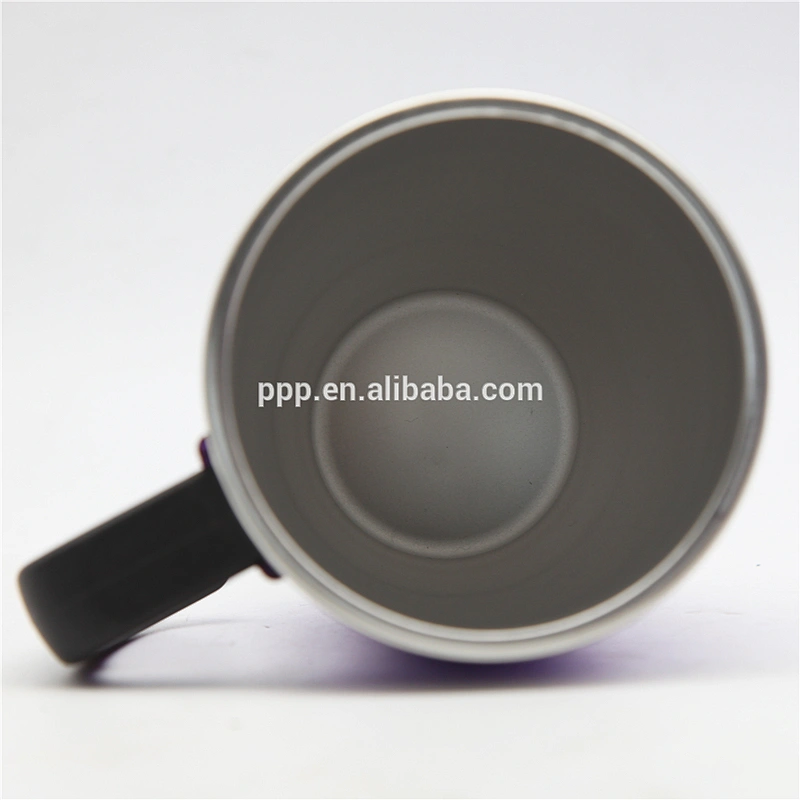 Fashionable double wall inner Stainless Steel outer plastic Auto Mug ,coffee mug with handle