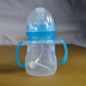 150ml eco-friendly BPA free single wall plastic bottle with nipple and straw/kids' bottle