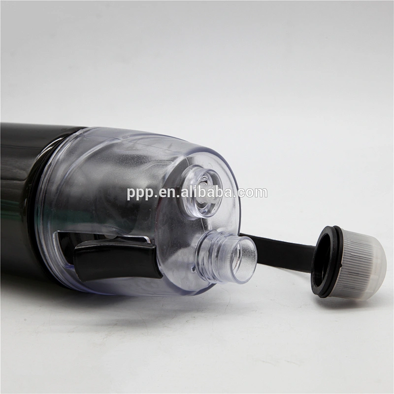 Wholesale square price single wall plastic spray water bottle