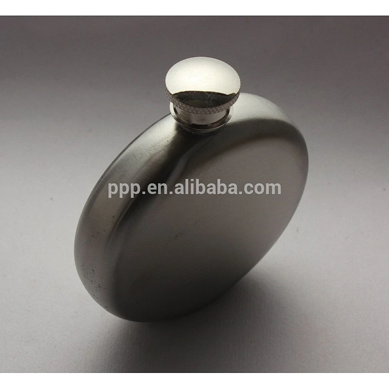 5oz stainless steel hip flask lead Pb free hip flask copper lid mini flask