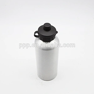 Single Wall Aluminum Flask OEM Multi-capacity 350/450ml Small Mouth Metal Sports Water Bottle Wilth Different Lids Cheap Price