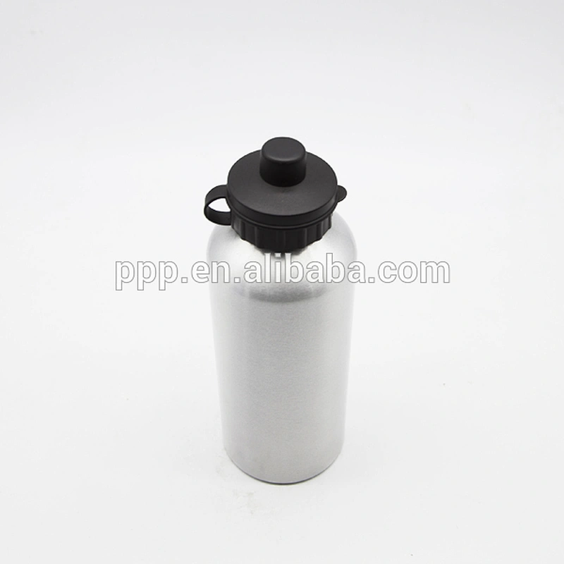 Single Wall Aluminum Flask OEM Multi-capacity 350/450ml Small Mouth Metal Sports Water Bottle Wilth Different Lids Cheap Price