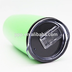 Hot Sell Double Wall AS Material Glossy Juice Mug 20oz Waterleak proof BPA Free Color Healthy Coffee Tumbler Color Can Choose
