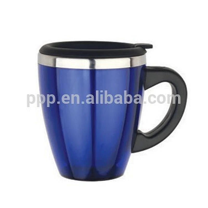 outer plastic inner stainless steel coffee mug