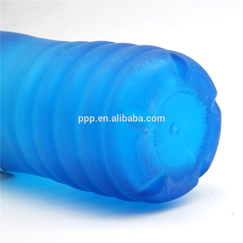 18oz food grade BPA free factory direct wholesale logo customized double wall plastic sports water bottle with double lids