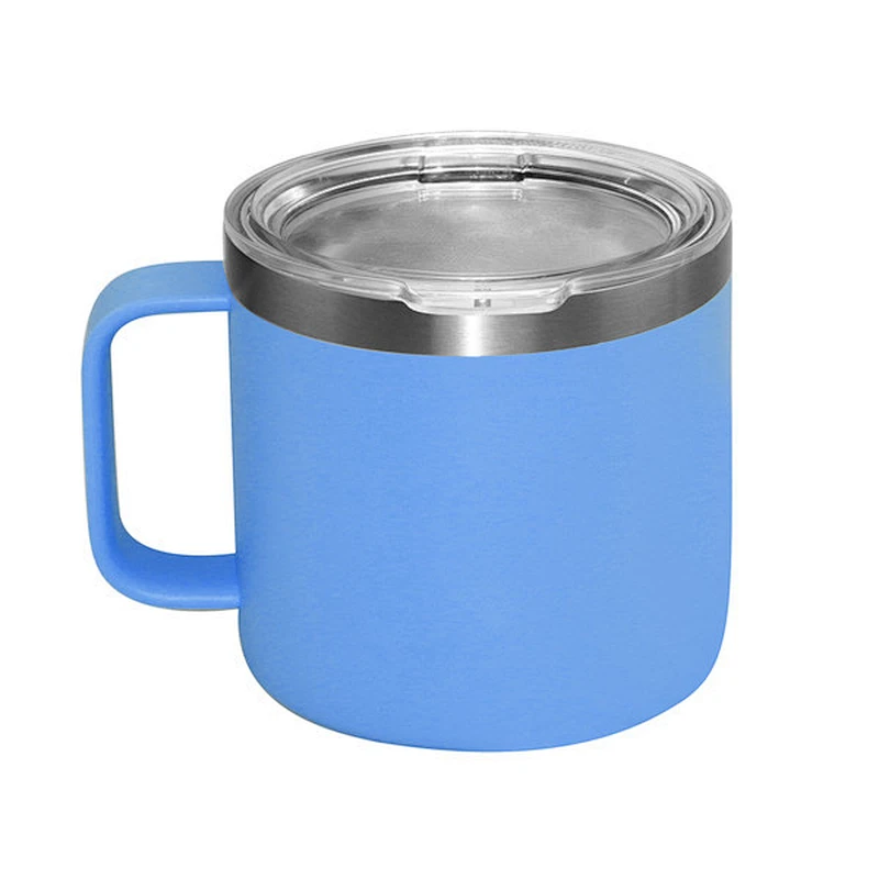YT Same Style 10oz/14oz double wall stainless steel insulated vacuum coffee mug with handle