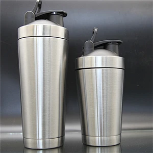 500/700ml protein shaker double wall 304 stainless steel vacuum extra thickness high quality wholesale