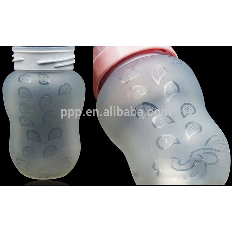 180ml food grade BPA free factory direct wholesale logo customize single wall plastic kid's feeding bottle with nipple and straw
