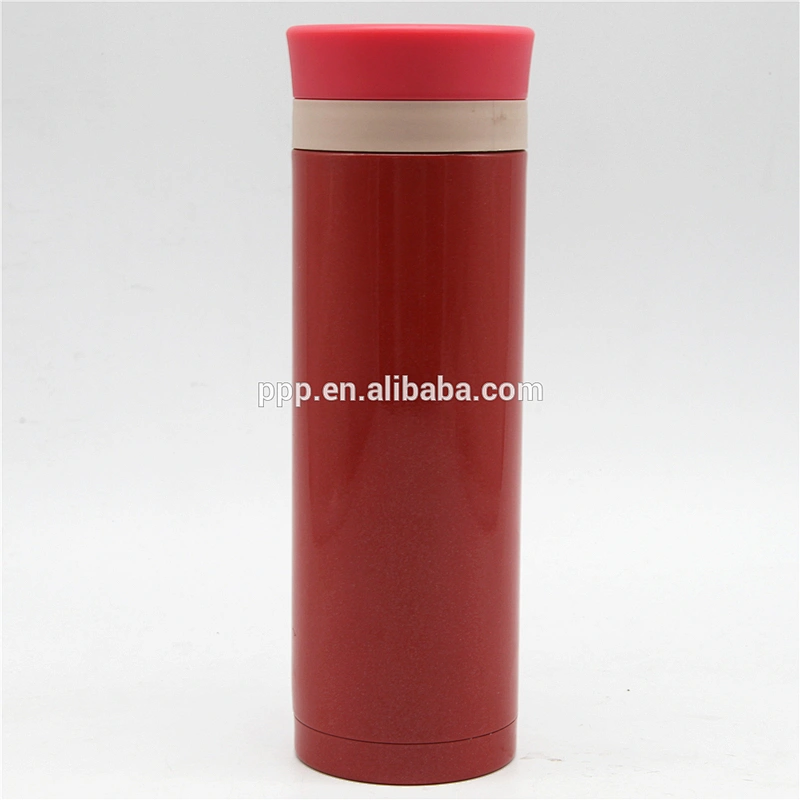 Double wall stainless steel cute style high quality vacuum water bottle