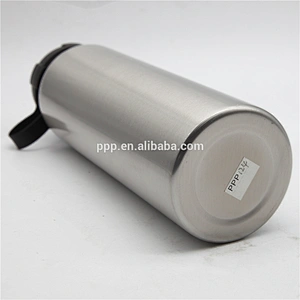 High quality single wall stainless steel sports water bottle with handle